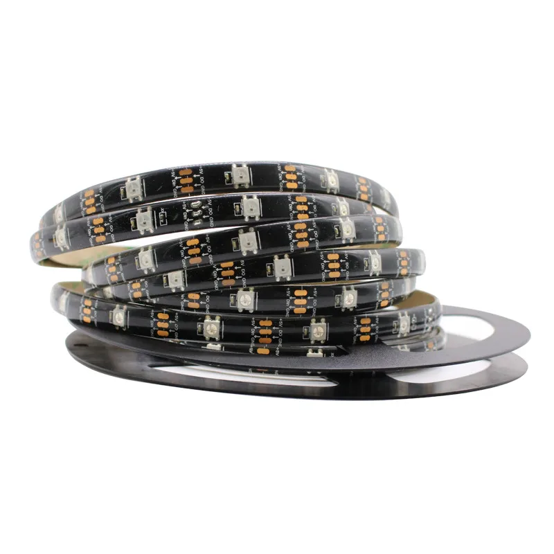 Умная светодиодная Пиксельная лента WS2812 5 в постоянного тока 1 м 30/60/144 пикселей/м