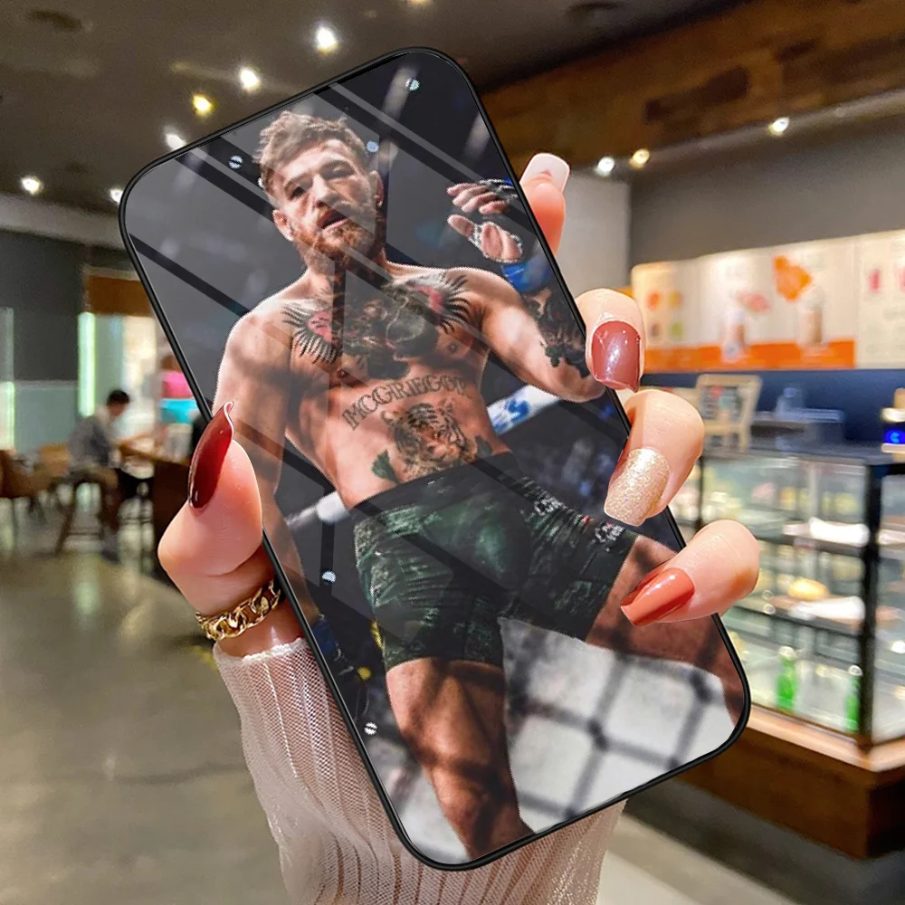 Чехол для телефона Conor Mcgregor The King из закаленного стекла iphone SE 2020 6 6S 7 8 11 12 13 Plus X XS XR Pro