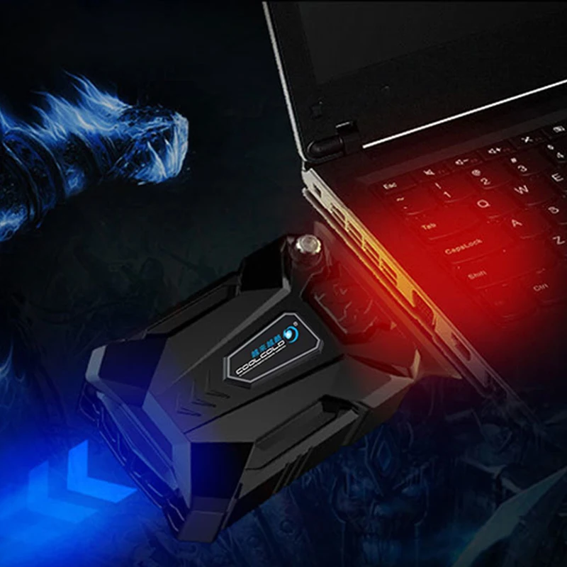 Высокопроизводительный всасывающий внешний охладитель для ноутбука вентилятор