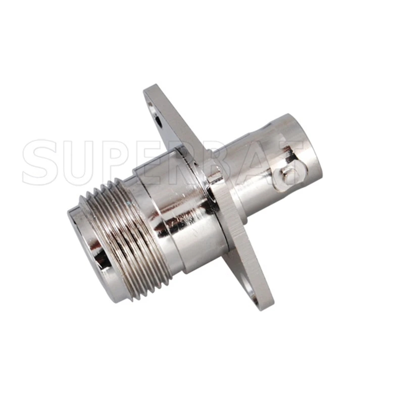 

Superbat 5pcs N-BNC Adapter N Jack to BNC Female Panel Mount RF Coaxial Connector