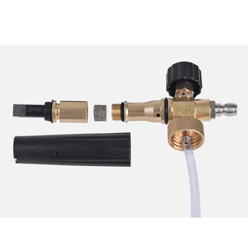 

High Pressure Foam Lance Car Washing Pot with Adapter Adjustable Cannon Sprayer N0HF