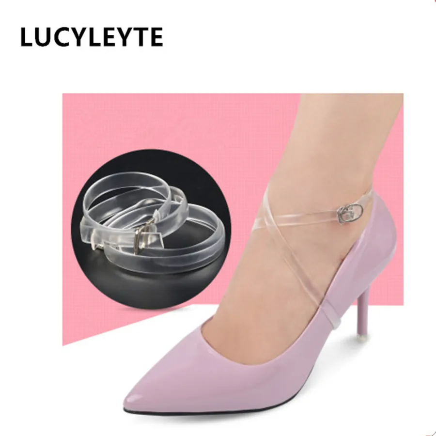 Длинная Прозрачная Кружевная незаметная обувь вокруг шеи с парой обуви не может