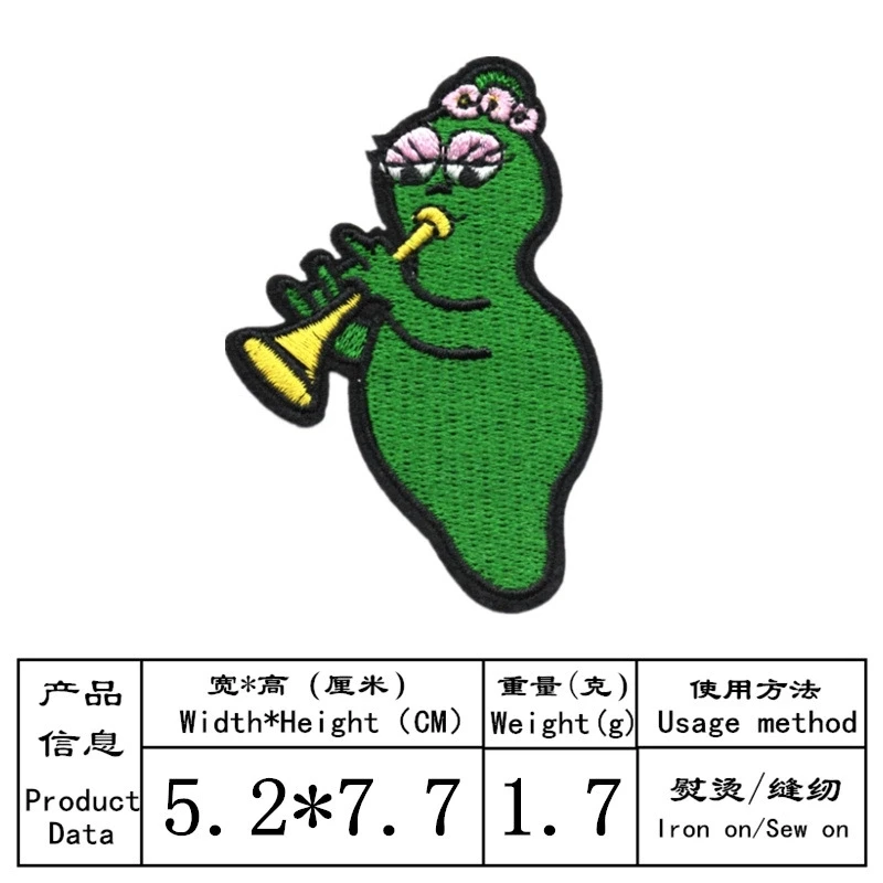 Детская тканевая наклейка с вышитыми животными из мультфильма японский значок