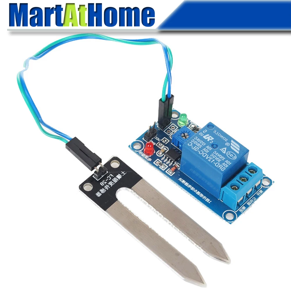 Бесплатная доставка 30 шт 12В датчик влажности почвы модуль контроллера