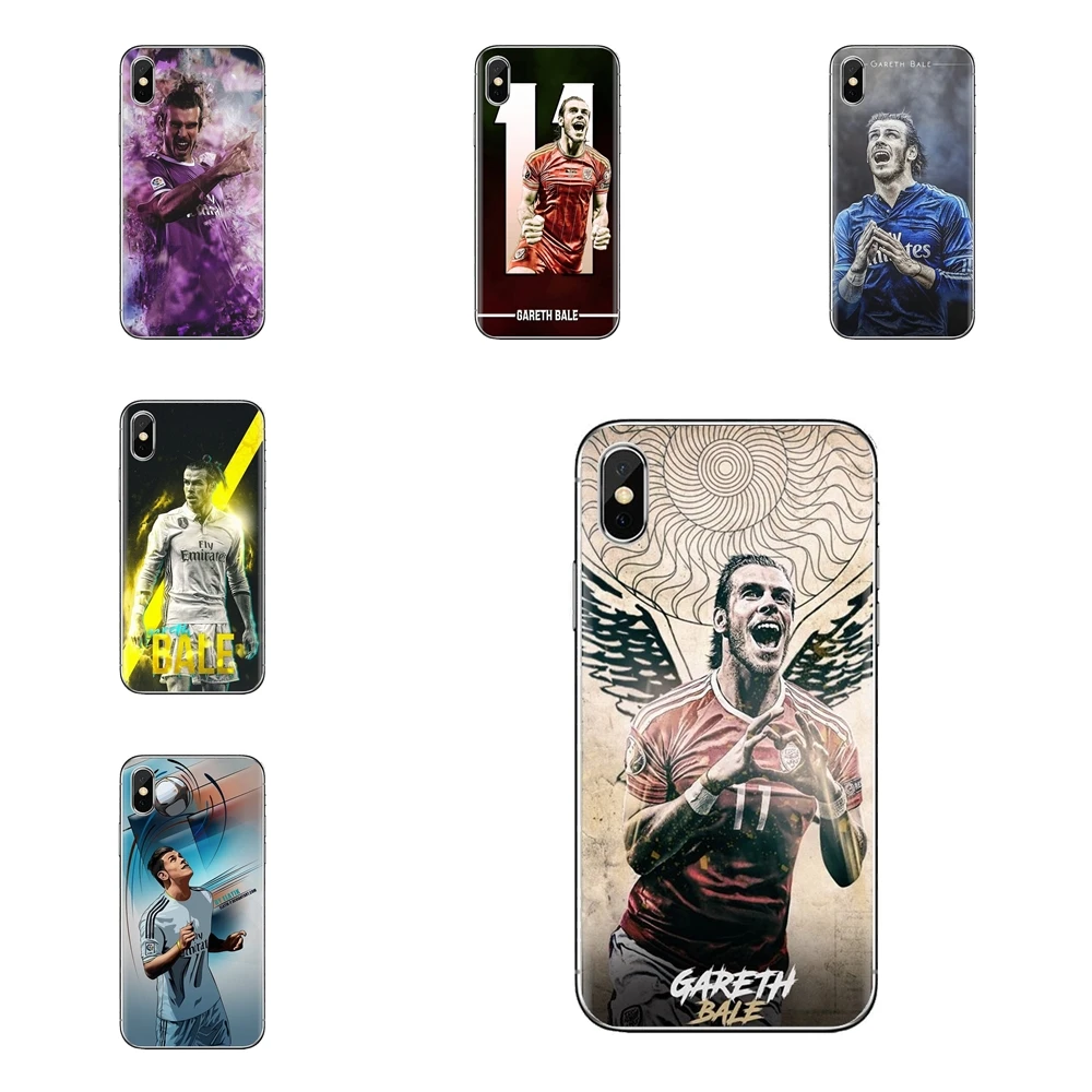 Прозрачные мягкие чехлы для футбола Gareth Bale iPod Touch Apple iPhone 4 4s 5 5S SE 5C 6 6S 7 8 X XR XS Plus MAX |