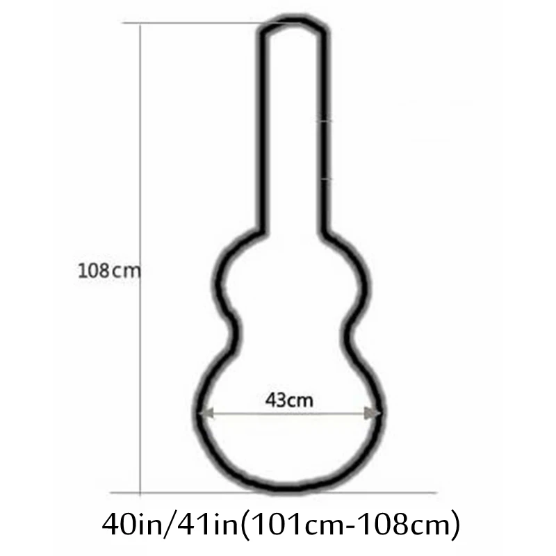 Водонепроницаемая сумка для гитары утолщенная ткань 600D из ткани Оксфорд с