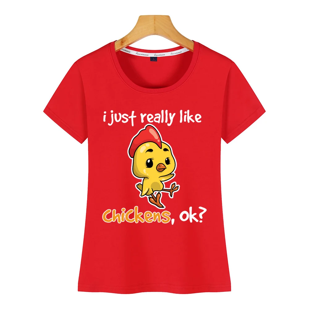 Топы футболки для женщин курица милая ферма петух домашнее животное Сова каваи
