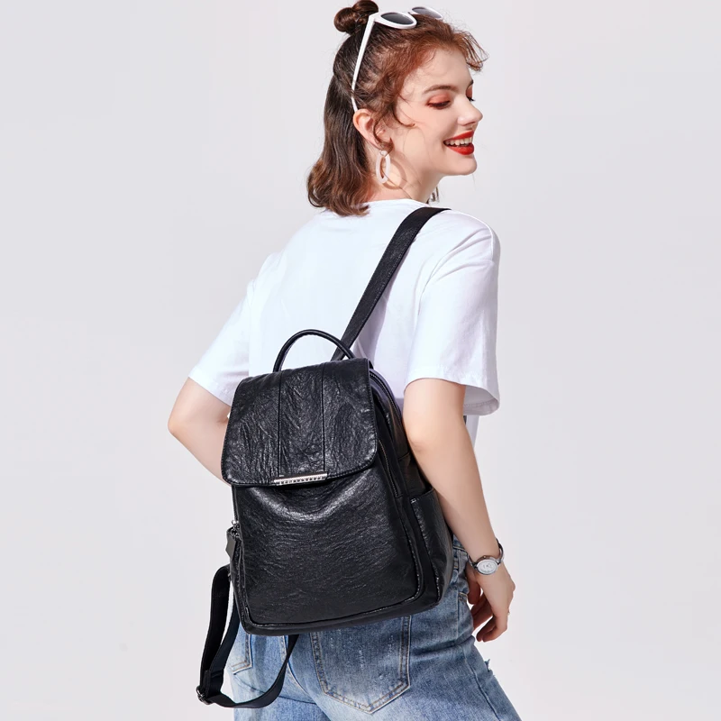 SHYMOON New design women anti-theft backpacks Ladies fashion water proof travel backpack brand mochila school bags for girl | Багаж и