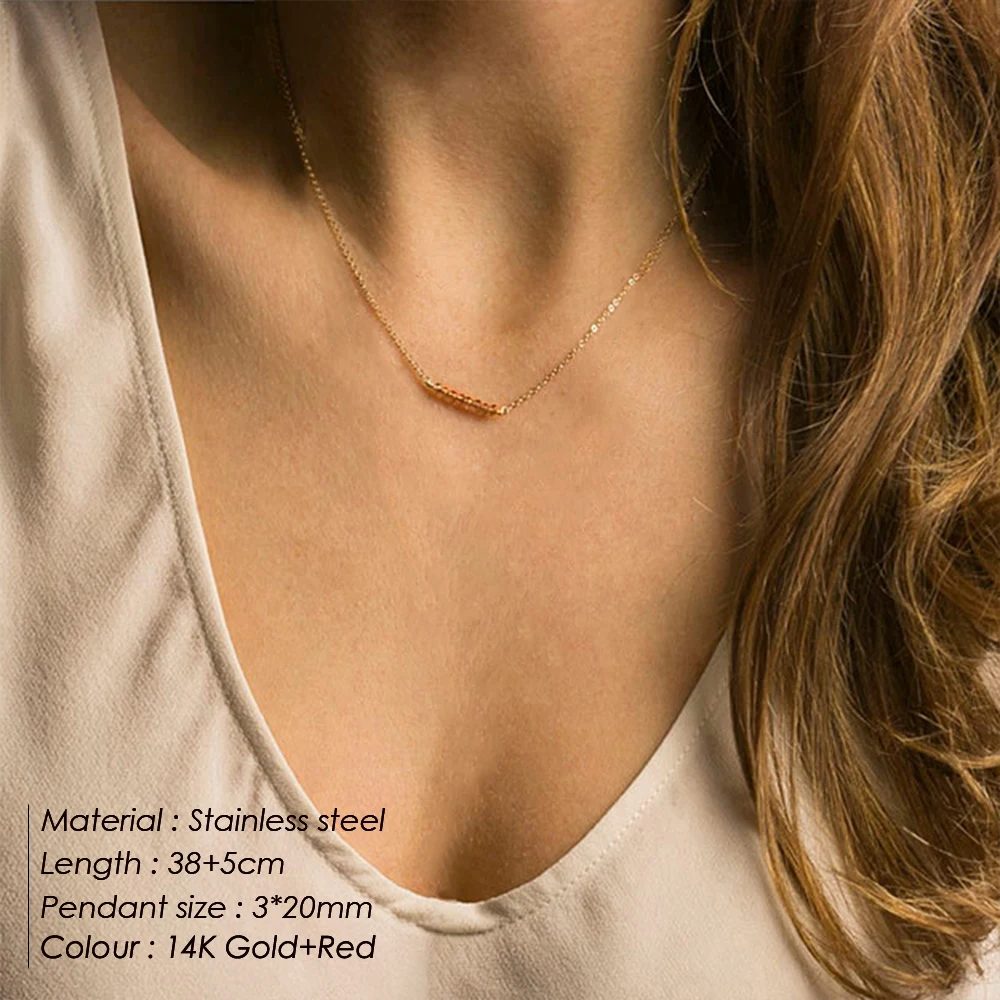 e-Manco multi layered choker necklace for women stainless steel statement pendant jewelry 4 pcs | Украшения и аксессуары