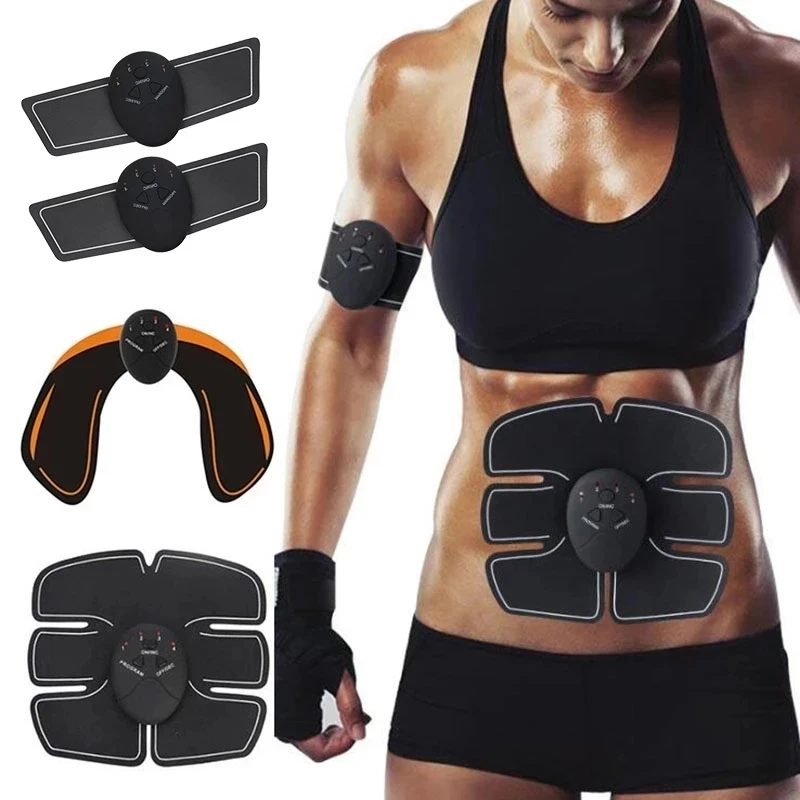 

YU KUI Electric Muscle Stimulator ems Wireless Buttocks Hip Trainer Abdominal ABS Stimulator Fitness Body Slimming Massager