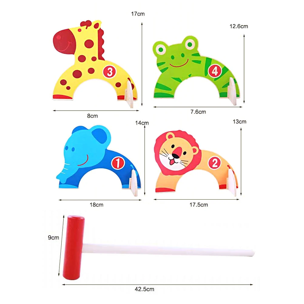 1 набор забавные игрушки для улицы детская игрушка гольфа мультяшная деревянная