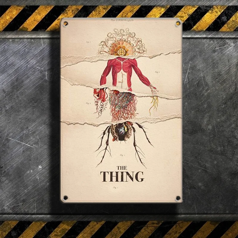 

The Thing Tin Metal Sign Plaque Bar Pub Vintage Retro Wall Decor Poster