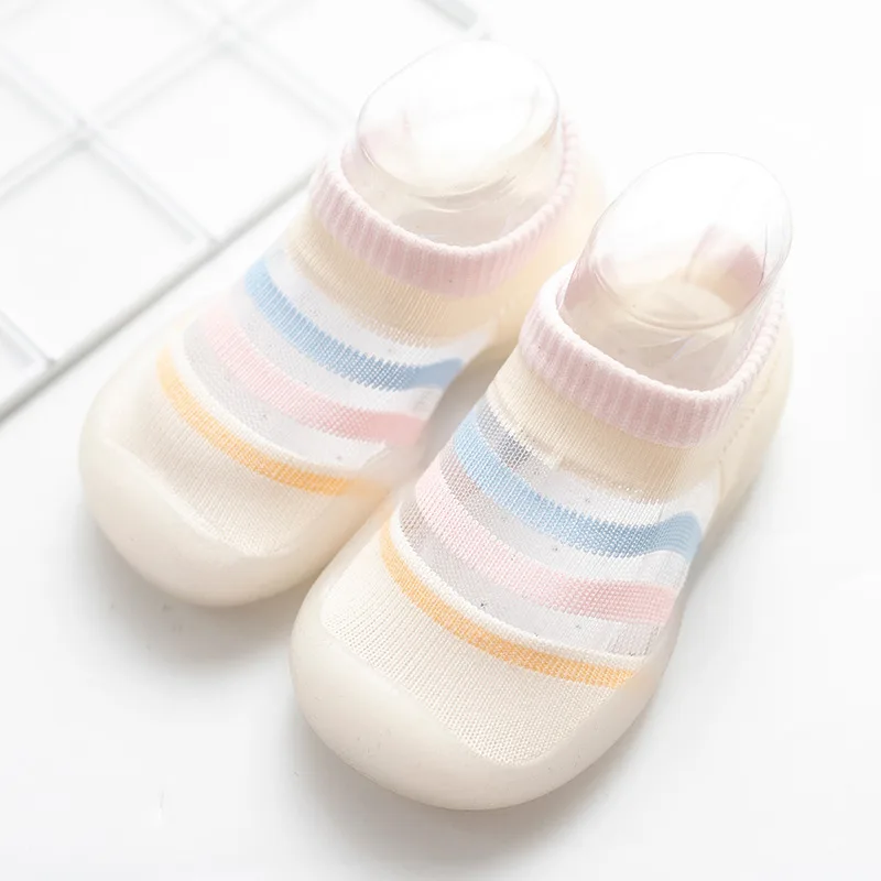 

Newborn Baby Shoes Breathable Mesh Kid First Walkers Indoor Socks Shoes Toddler Boy Shoes Anti-slip Floor Infant Girls Sock Shoe