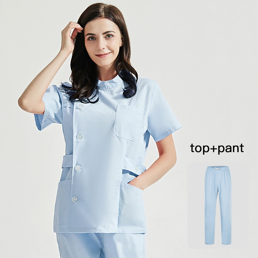 Унисекс скрабы косметологические рабочие униформа для студентов выпускная