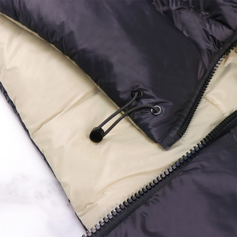 

Cropped Vest Coat Sleeveless Jacket Women Bodywarmer Parkas Waistcoat High Collar Female Winter Windbreaker Outerwear Chic Top