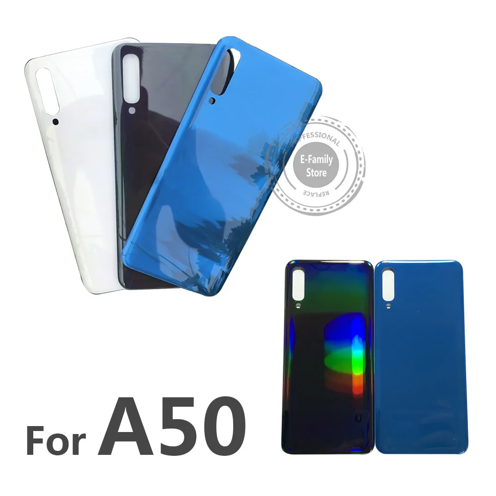 Новая крышка аккумулятора для Samsung Galaxy A10 A30 A40 A50 A60 A70 Задняя стеклянная корпуса