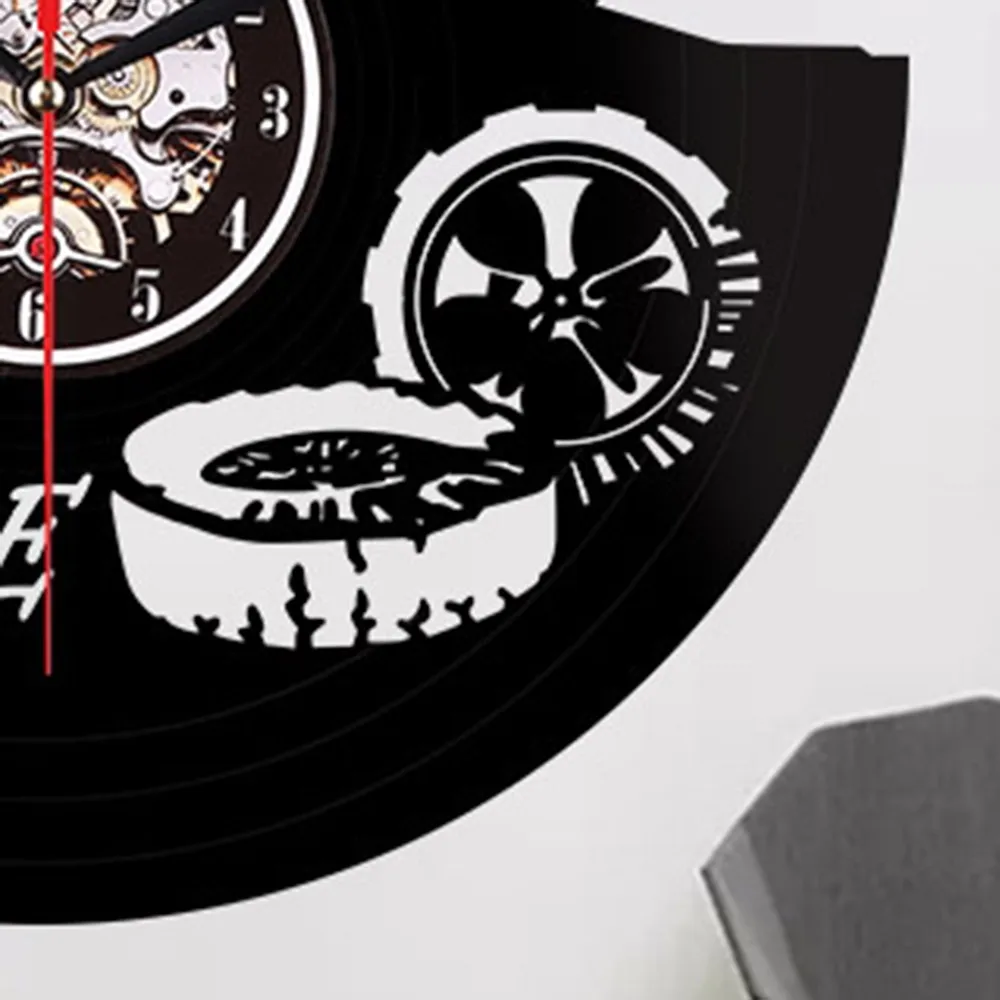 Настенные часы автомобильный магазин 3D украшение креативная Автомобильная