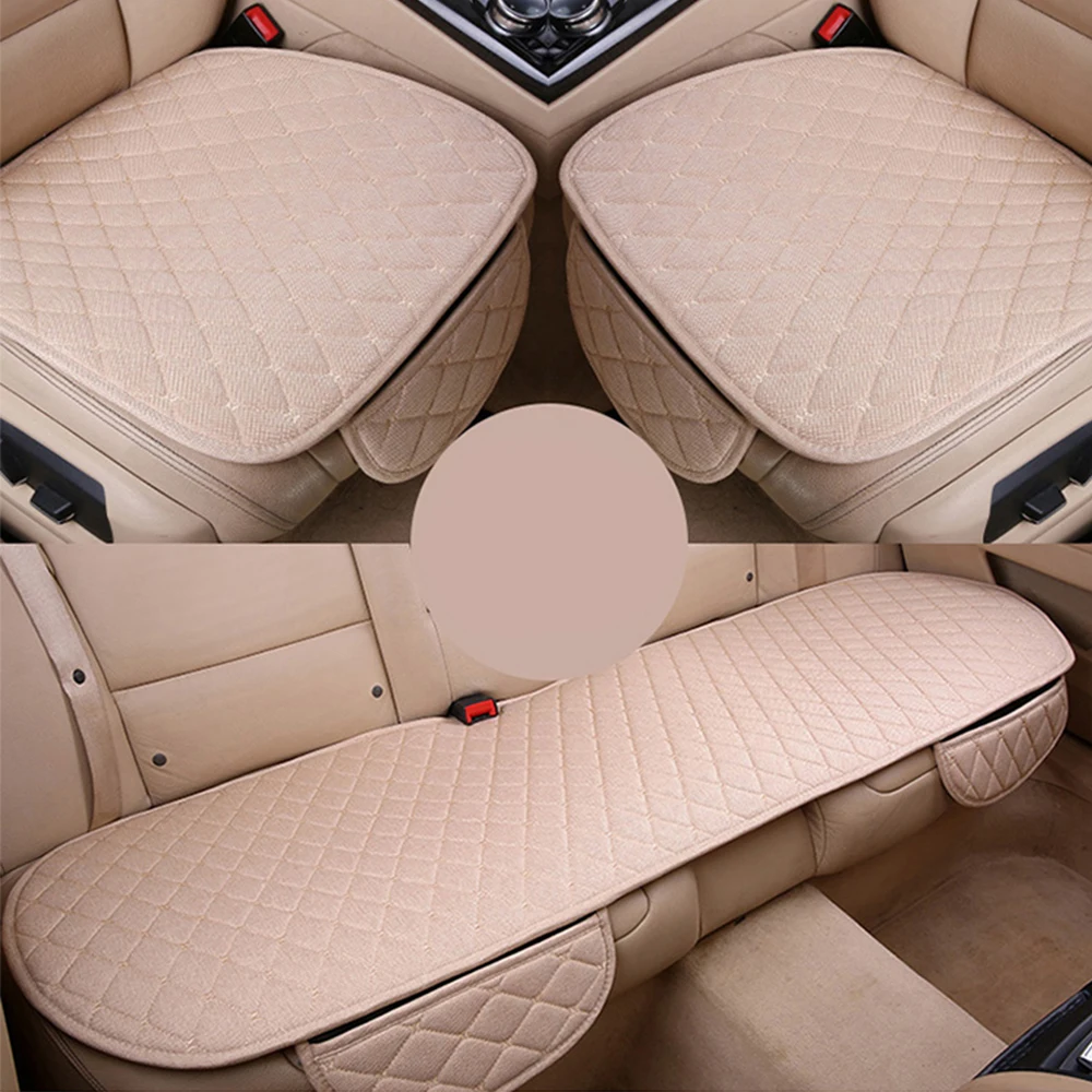 

Car Seat Cover Vehicle Protector Anti-Pollution Pads Waterproof Liner Full Set Cushion Leather Mats Soft Rug Interior Accessory