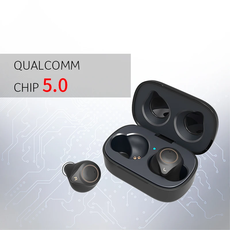 5,0 Bluetooth Беспроводные спортивные наушники для наушников TWS наушники 8H за зарядное устройство+ дополнительный 16H с Чехол стерео звук сенсорное управление