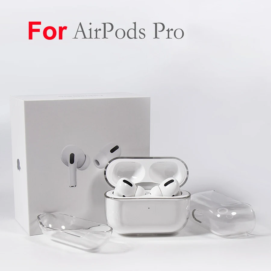 Оригинальный жесткий прозрачный чехол для ПК Apple Airpods Pro s Роскошный наушников Air