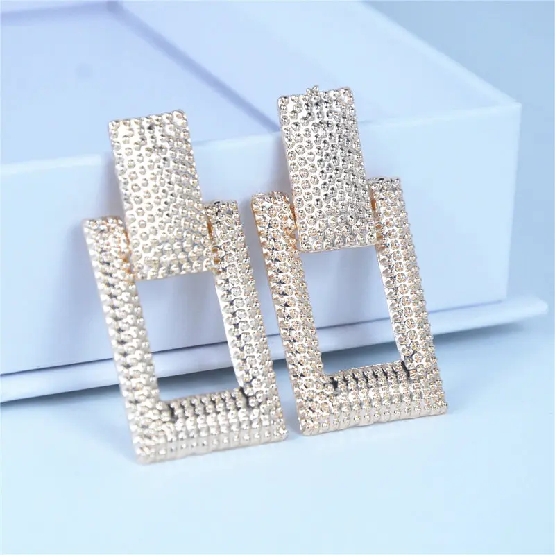 rose gold Ufavoirte маленькая капля серьги для женщин геометрические серьги женские модные современные ювелирные висячий подарок - Окраска металла: rose gold