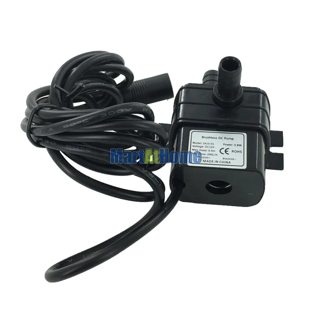 USB DC бесщеточный мини водяной насос 4 8 Вт 240л/ч 3 метра 5-12 В для гидропоники