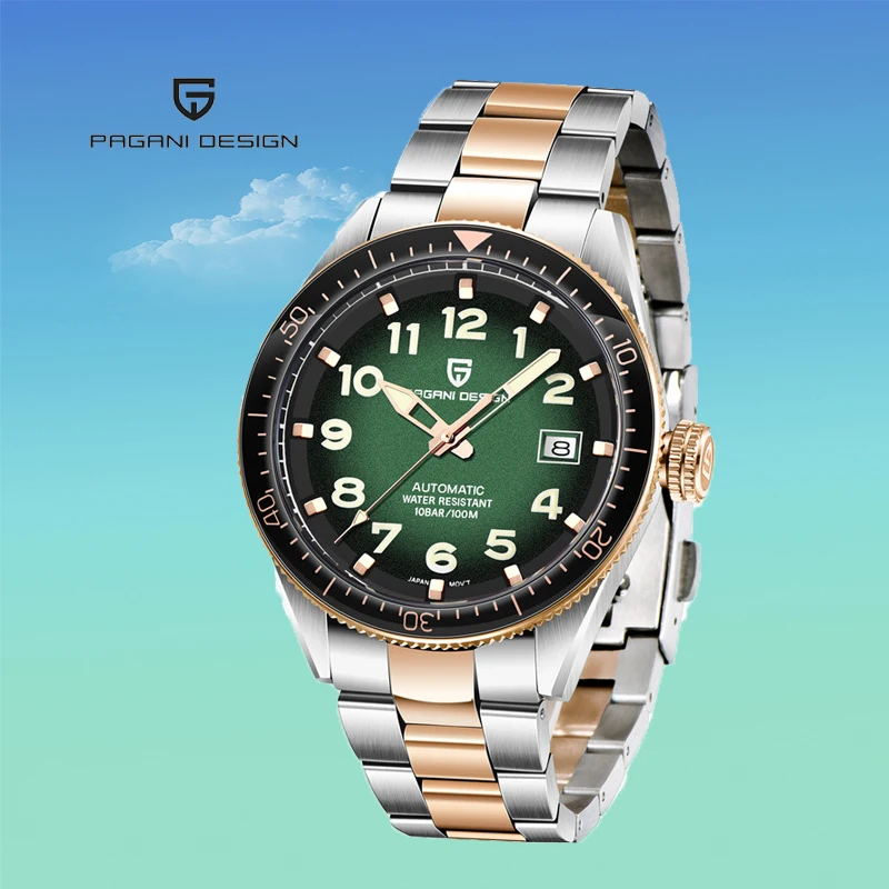 Часы наручные PAGANI Мужские механические брендовые автоматические