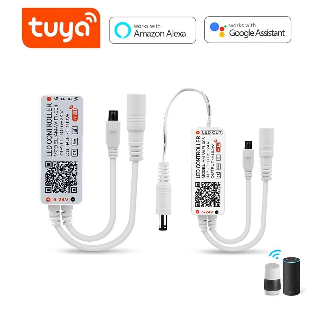 Tuya Smart Life 5050 Светодиодный светильник RGB/RGBW/RGB + CCT пульт дистанционного управления