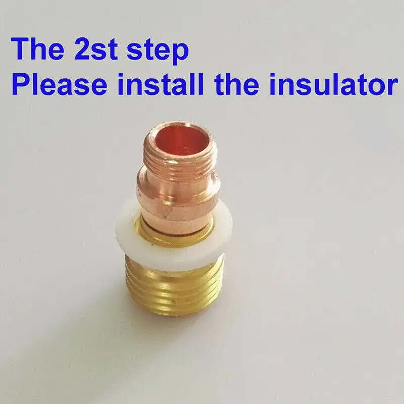 

10N25S Stubby Collet 3.2mm 1/8inch For WP-17/18/26 TIG Welding Torch Stubby Gas Lens #12 Heat Resistant Glass Cup Kit 9Pcs