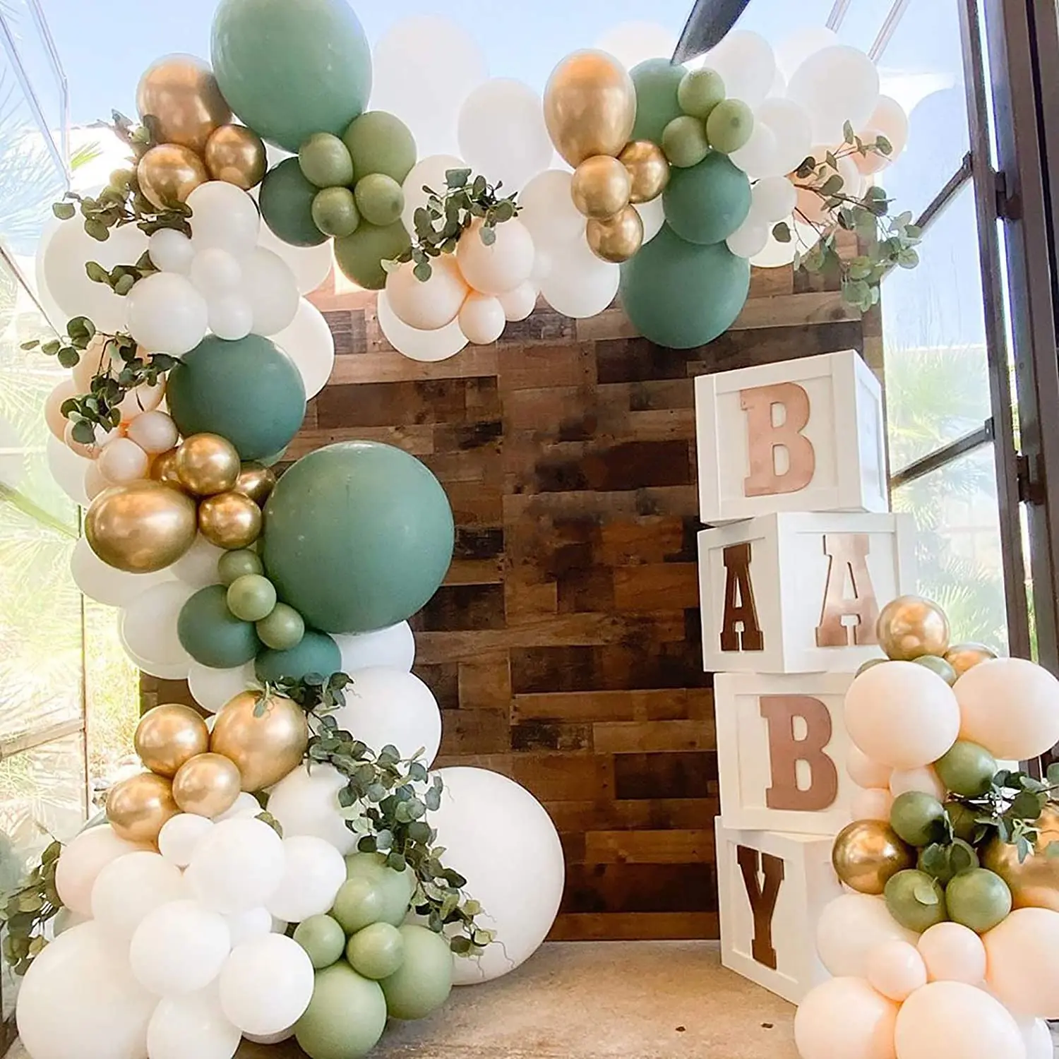 

DIY Olive Sage Balloon Arch Garland Kit Party Boho Bridal Shower Baby Shower Wedding Birthday Sign Backdrop Decoration