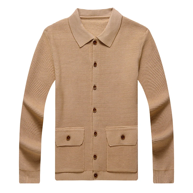 

Autumn Sweater 2021 Jacket Men Knitting Hip Hop Coats Outerwear Leisure Bomber Jackets Streetwear Black Khaki Red Men Clothing