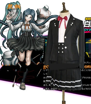 Высококачественное японское аниме Dangan Ronpa V3: Killing Harmony Shirogane Tsumugi школьная форма JK