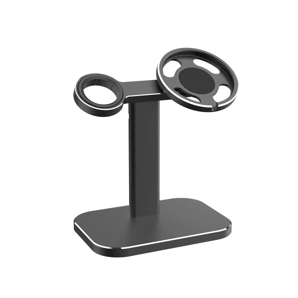 

2 in 1 Holder Stand for Magsafe Charger Apple Watch Aluminium Alloy Adjustable Bracket for iWatch iPhone 13 12/Pro/Pro Max/Mini