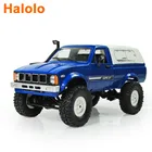 Halolo WPL C24 2,4G DIY RC автомобиль комплект дистанционного Управление автомобиль RC Гусеничный Внедорожник Багги переноски коробок RC автомобиль 4WD детские игрушки