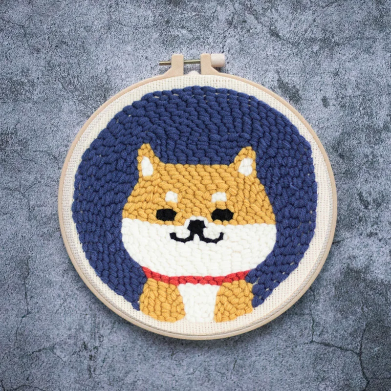 Набор для вышивания иглой с кольцом начинающих ручная работа рукоделие подарок