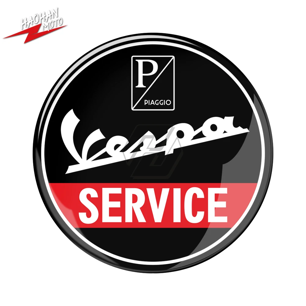 

Круглые 3D-Наклейки для мотоциклов Piaggio Vespa Service Sprint GTS GTV LX PX GS SS PRIMAVERA и т. Д.