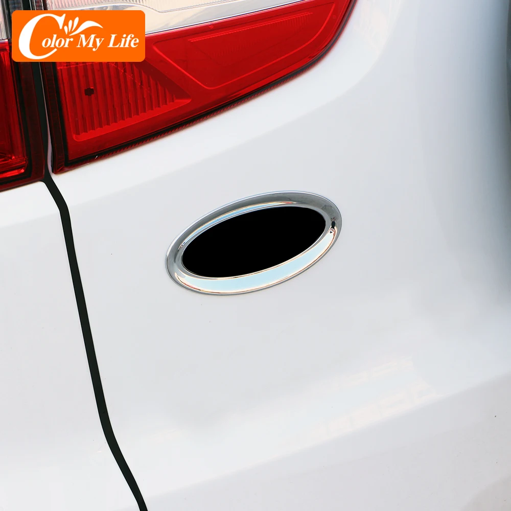 Цветная хромированная наклейка My Life из АБС-пластика для заднего логотипа