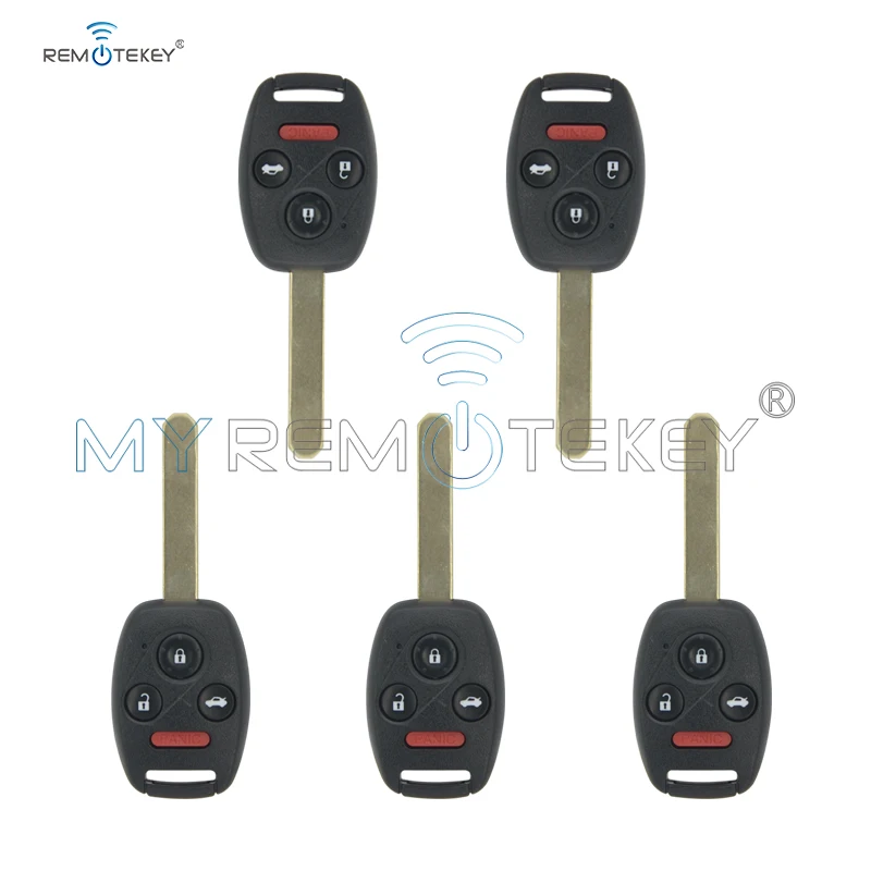 Remtekey 5pcs MLBHLIK-1T 3 Button with Panic S2082-A 2-AT 72148-SNV-H010-M2 HON66 313.8 Mhz for Honda CRV FIt remote key | Автомобили и