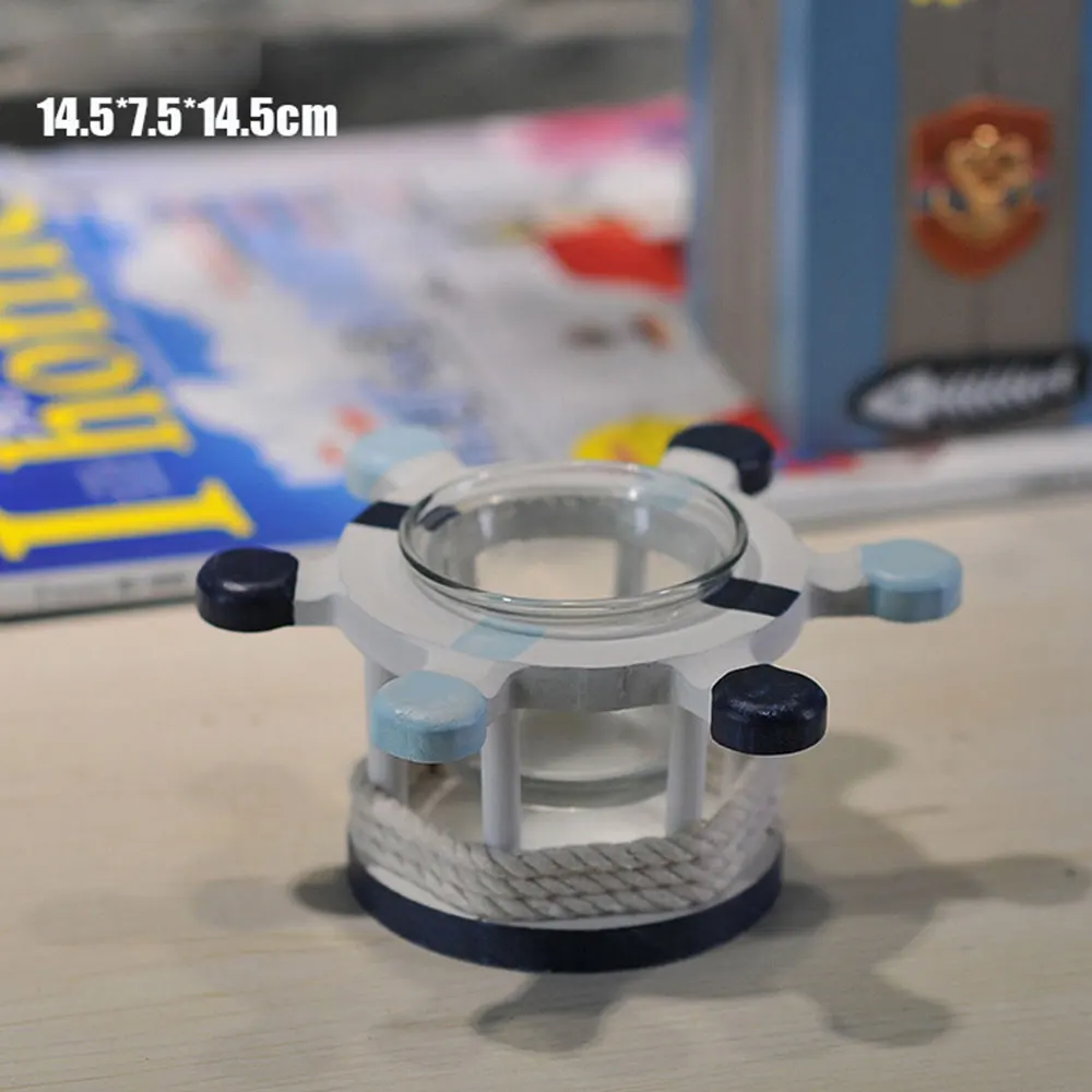 4 стиля Средиземноморский деревянный подсвечник Настольный светильник для