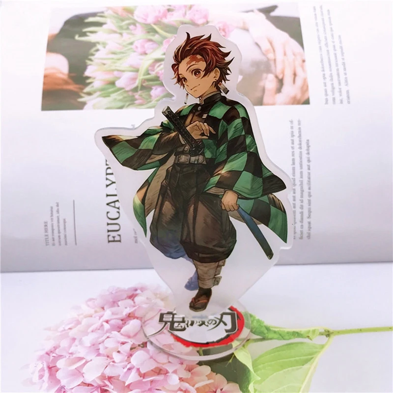 

1 Pcs 15cm Japanese Anime Demon Slayer Kimetsu no Yaiba Tanjirou Nezuko Kanawo Acrylic Figure Model Stand Desk Decor