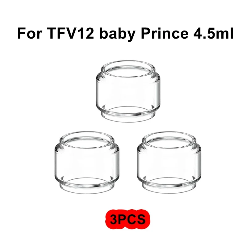 3 шт. в упаковке сменная стеклянная трубка Hongxingjia Pyrex для Smok TFV12 Prince 8 мл большая
