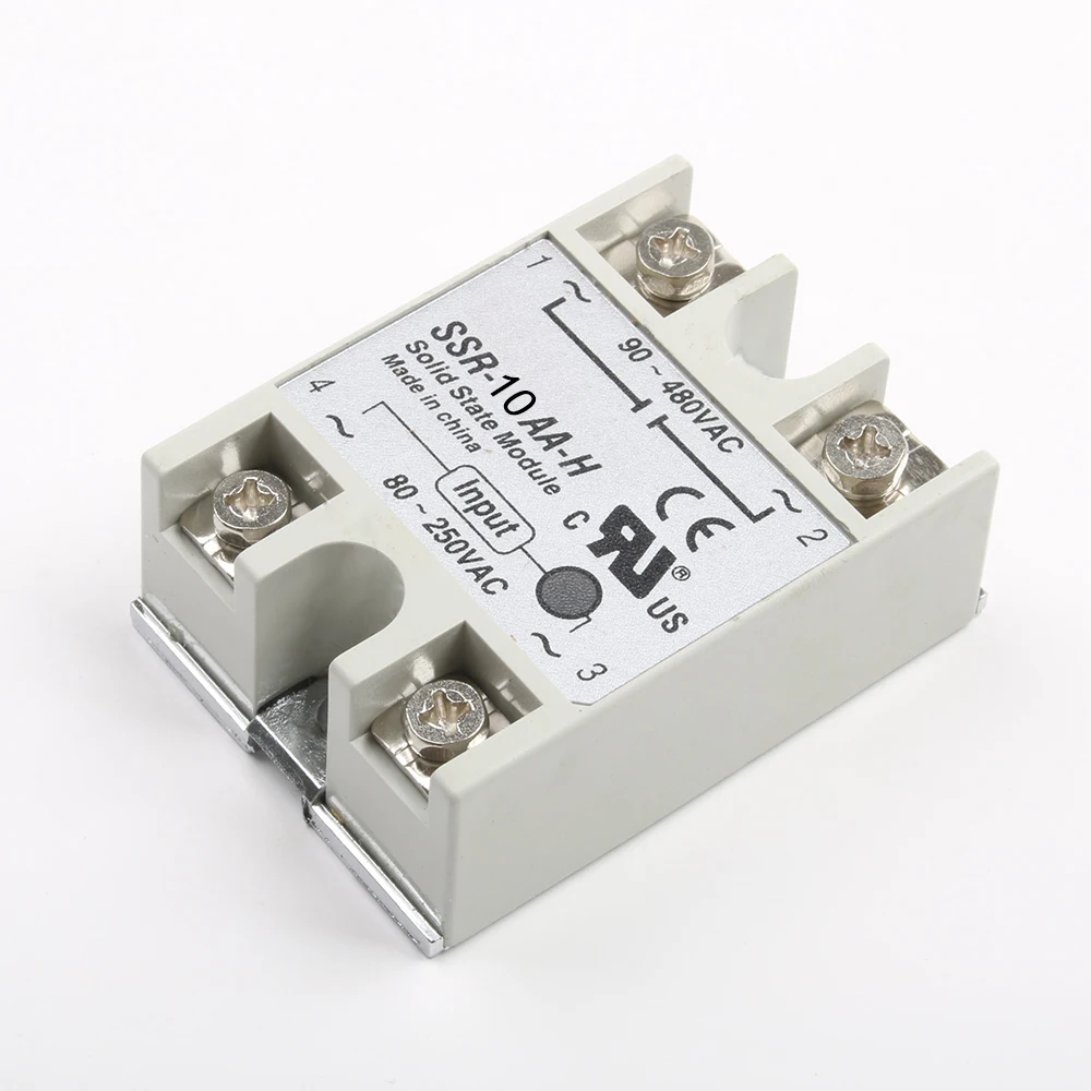 DMWD твердотельные реле SSR 10AA H 10A фактически 80 250V AC до 90 480V твердотельный регулятор