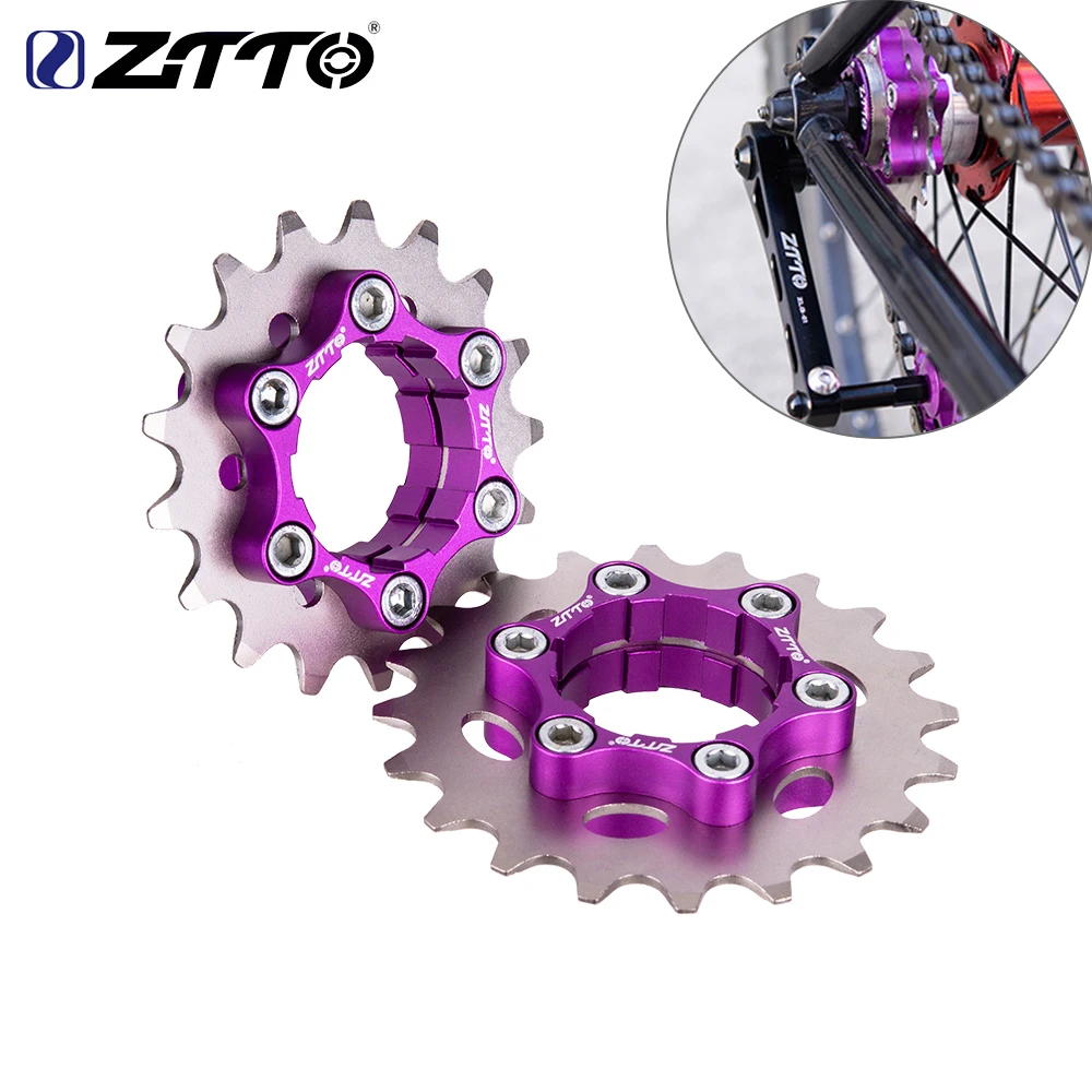 ZTTO MTB односкоростная кассета 1 скоростной велосипед звездочка 16T 17T 18T 19T 20T 21T 22T 23T K7