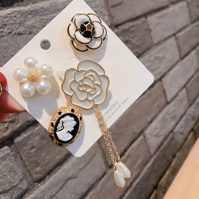 Роскошный оригинальный фирменный дизайн брошь Камелия геометрический цветок