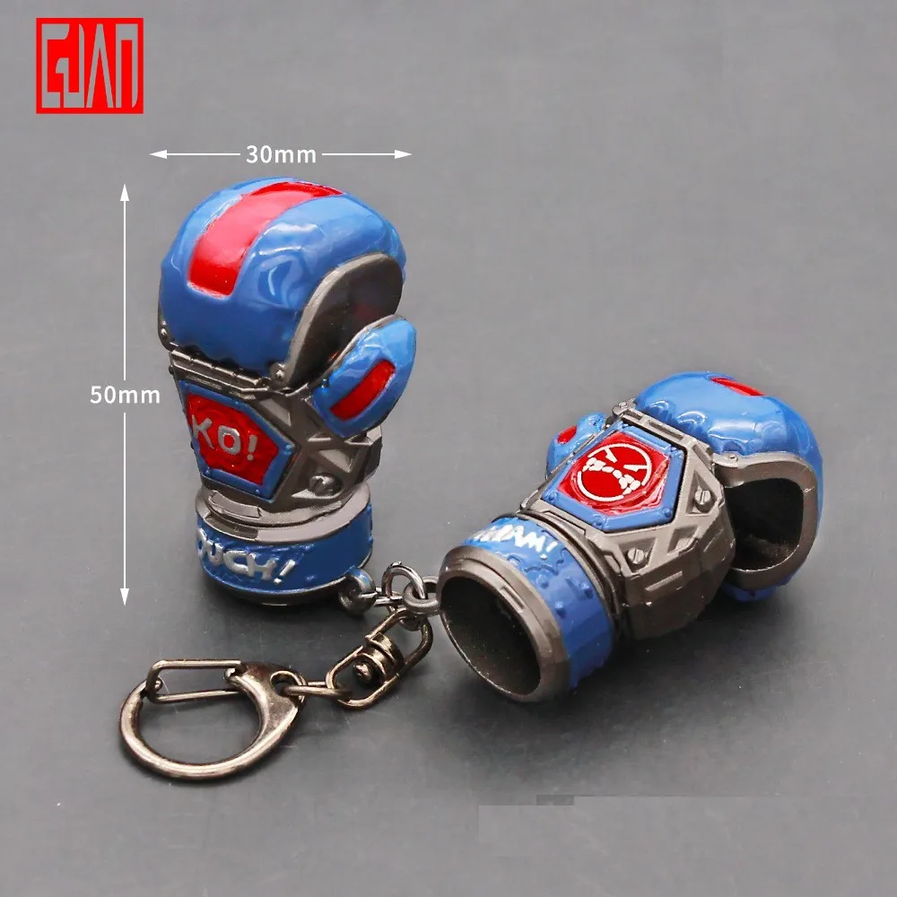 Боксерские перчатки Apex Legends 2 шт. модель оружия из сплава брелок для ролевых игр