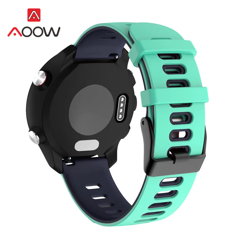 20 мм спортивный силиконовый ремешок для часов samsung Galaxy Watch Active2 40 мм 44 мм 42 мм Active 2 Garmin Amazfit huawei Band ремешок Correa