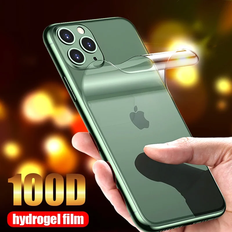

Front Back Protective Hydrogel Film For iPhone 12 Pro Screen Protector On For iPhone 12 Pro Max Protection Film Not Glass