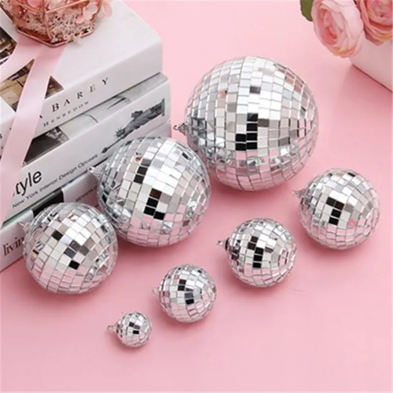 2-30 см espejo vidrio bola Пастельное украшение reflectante Laser Decoration del hogar | Дом и сад