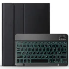 Чехол с подсветкой клавиатуры 7 видов цветов дюйма для IPad 10,2 дюймов, чехол для планшета Ipad 8, 7, 10,2 дюйма, Bluetooth-клавиатура, чехол + ручка