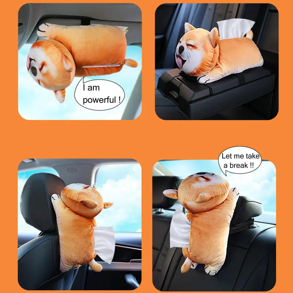 1 шт. коробка для хранения бумажных полотенец в автомобиле подлокотника